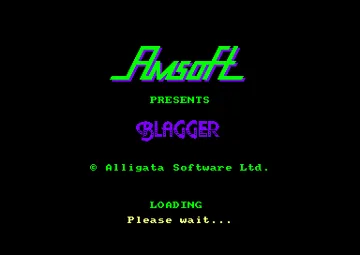 Blagger (UK) (1985) screen shot title